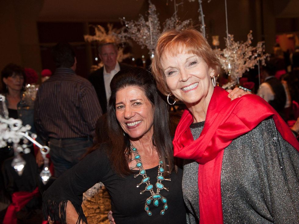 Susan Palmer, left, and Donna Asbill at the Northwest Ministries Gala October 2013