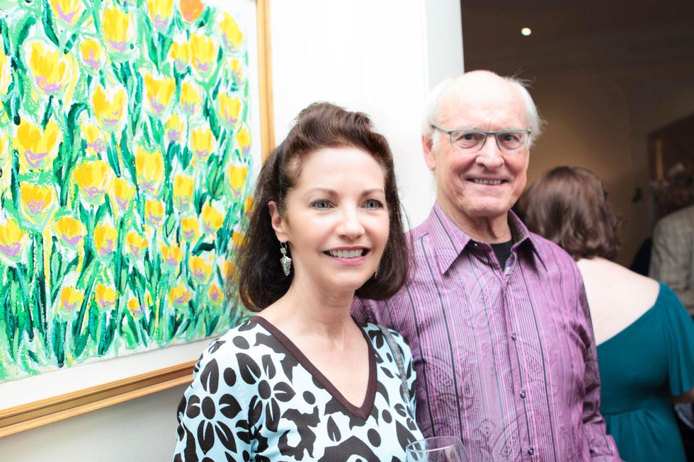 Susan Simpson-Jenkins and Aldon Jenkins at the Opera in the Heights reception April 2014