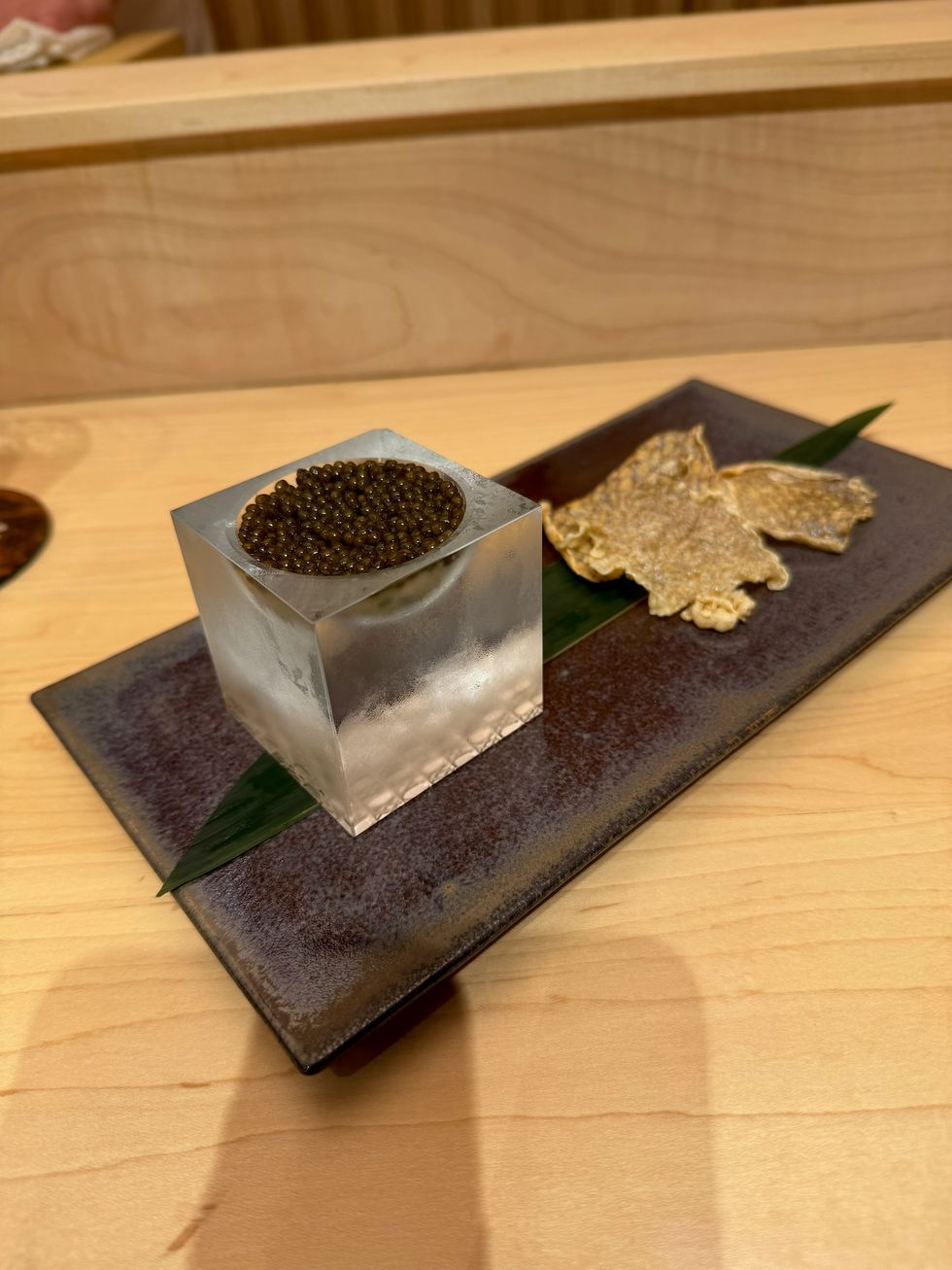 Sushi Horiuchi caviar