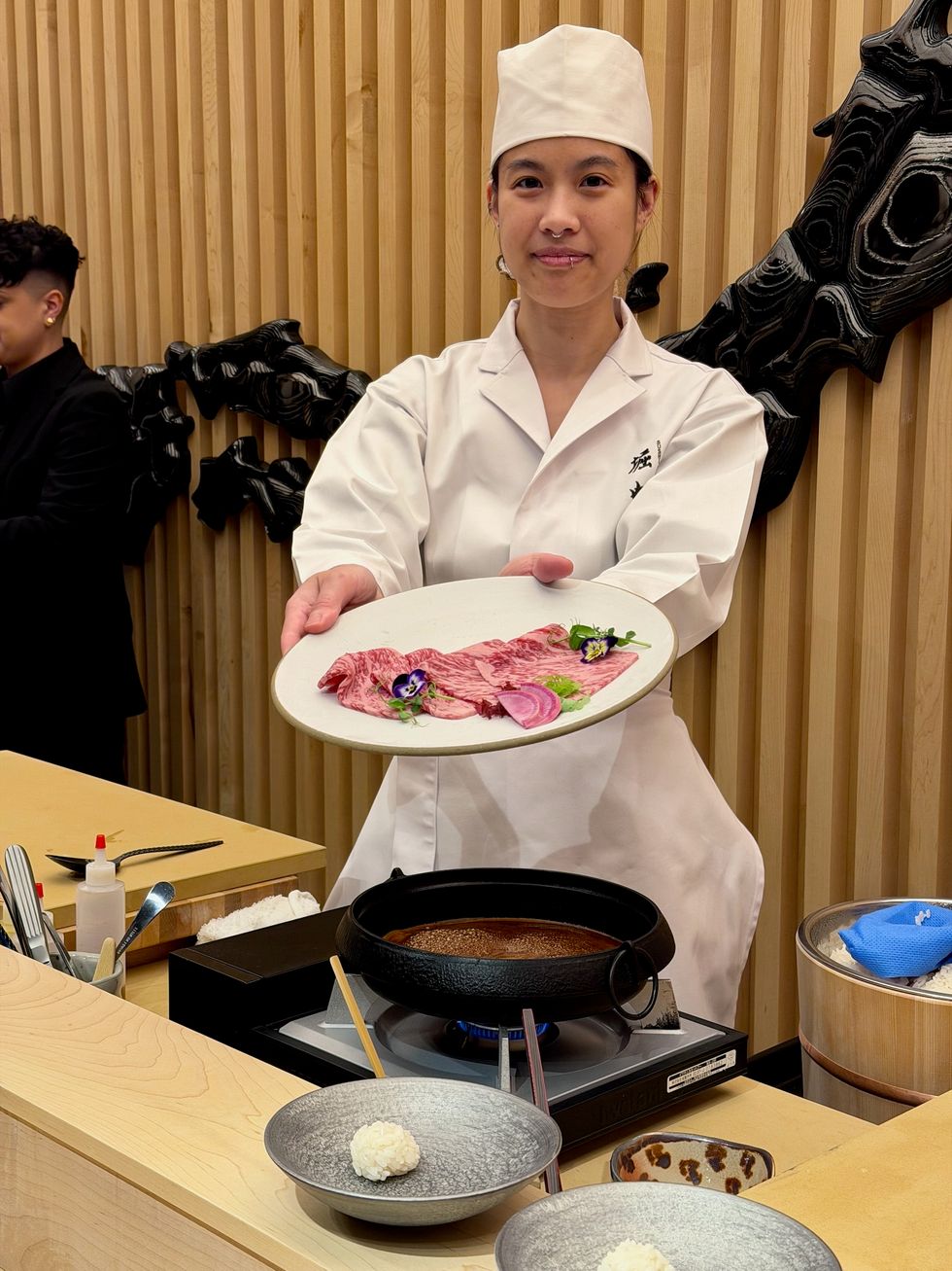 Sushi Horiuchi wagyu sukiyaki