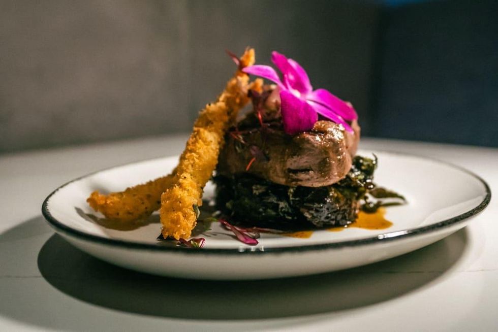 Sushi on Post Oak steak and shrimp