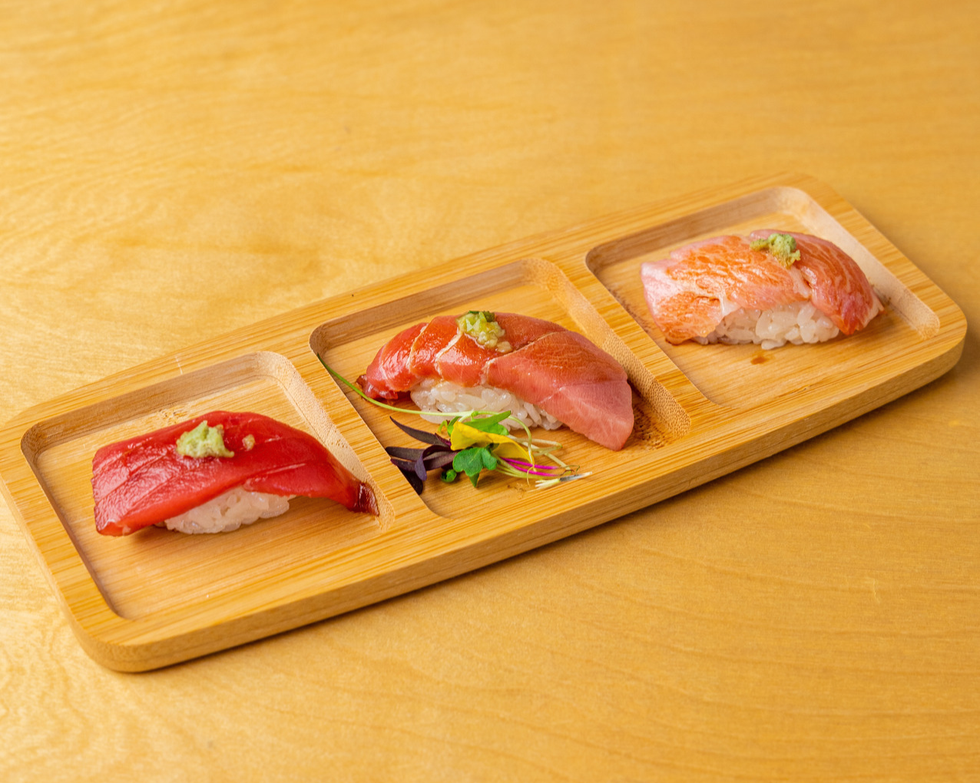 Sushi plate at Aya Sushi