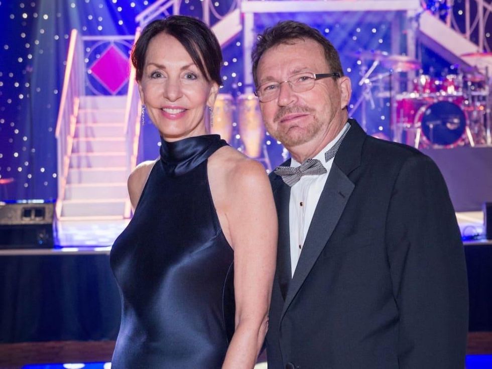Susie Distefano, Dr. Iggy Distefano at Memorial Hermann Gala