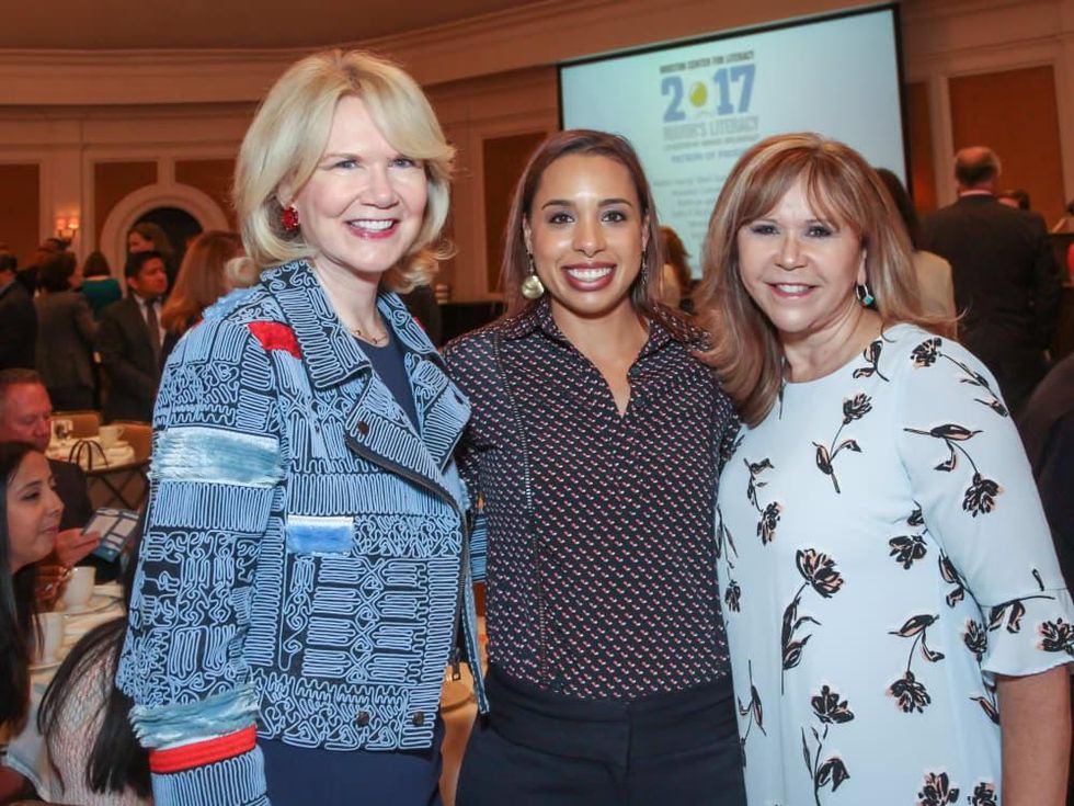 Suzan Deison, Lacey Dalcour Salas and Cyndy Garza Roberts/MayorsLiteracyBreakfast