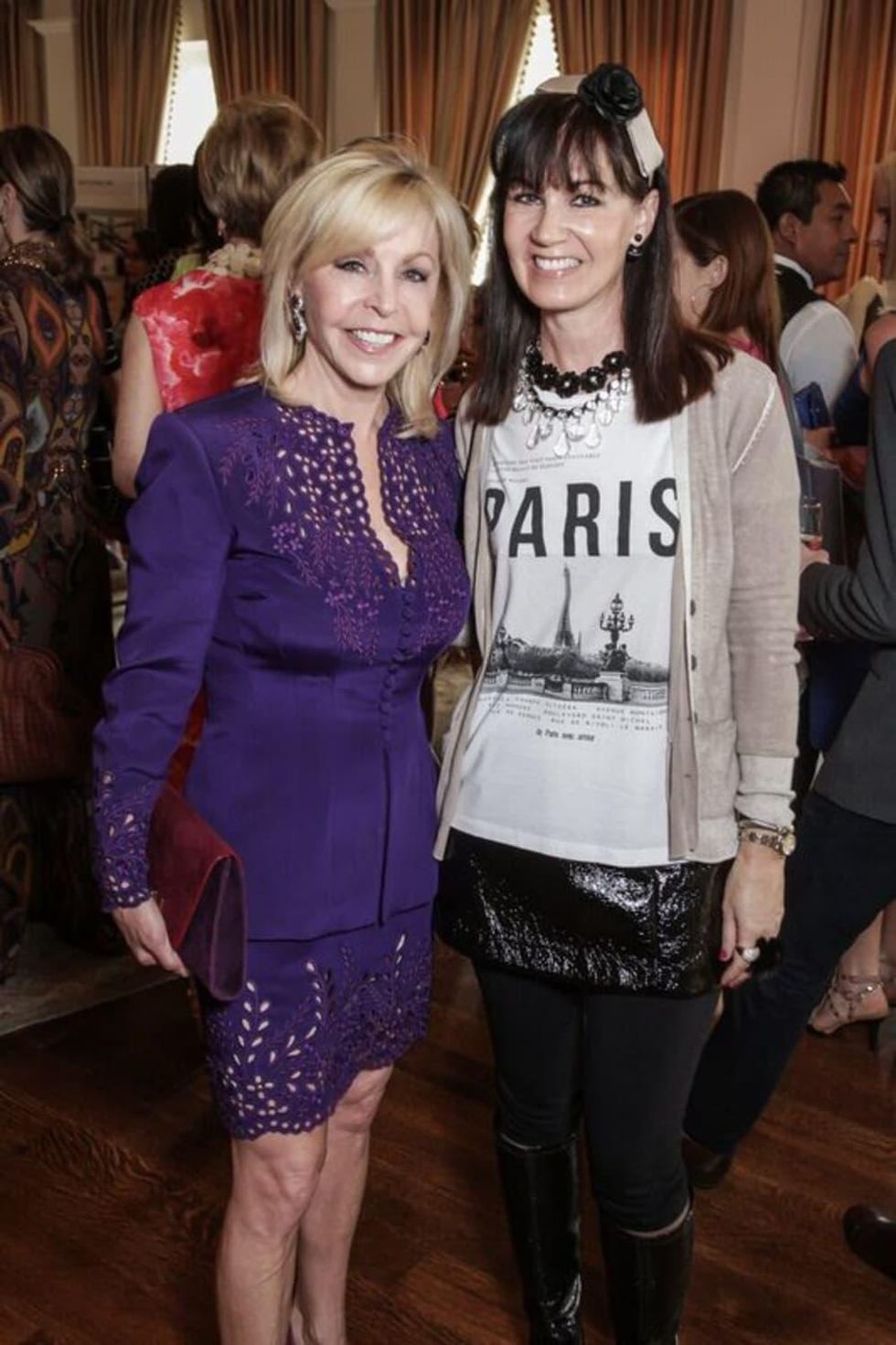 Suzanne Dawley, Bethe Muecke at Passion for Fashion luncheon