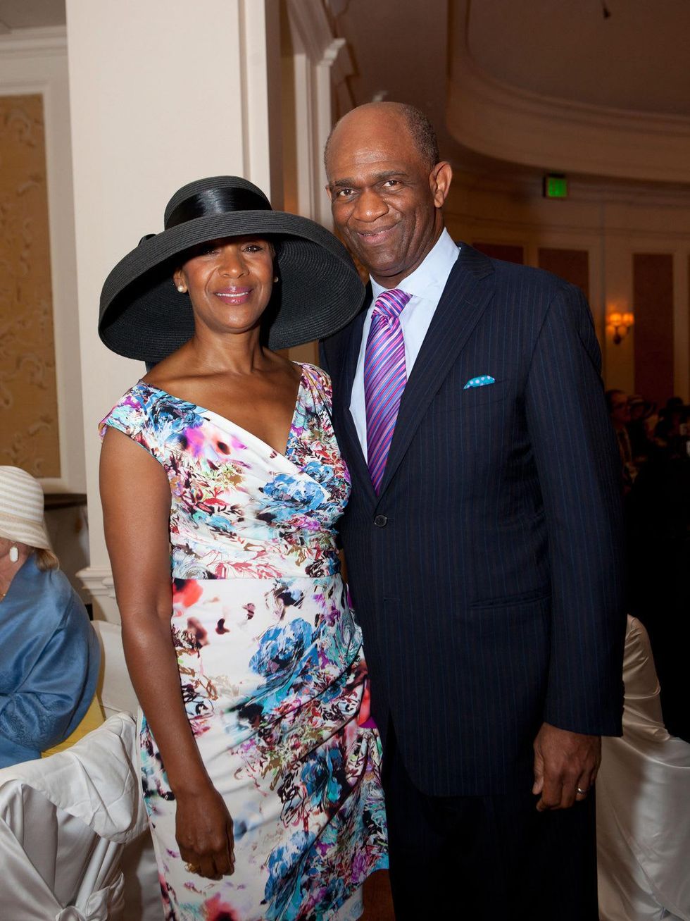 Suzette and Kirbyjon Caldwell at Hats Off to Mothers March 2014