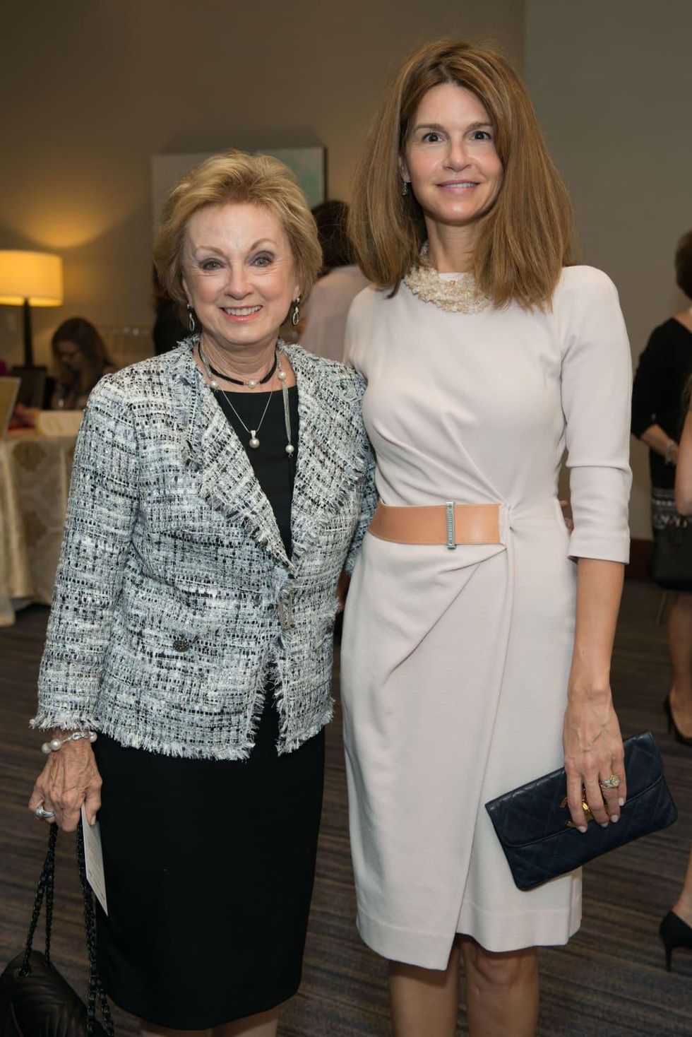 Suzie Johnson, Tatiana Seligman at Memorial Hermann Razzle Dazzle luncheon