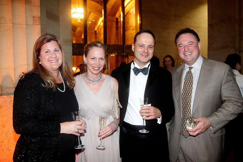 Suzy Hirshberg, from left, Julie Fette and Luc Messier and Al Hirshberg at the Da Camera Gala April 2014