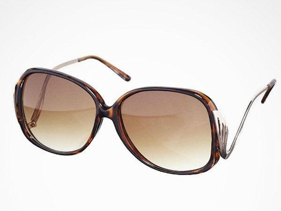 Swan arm sunglasses at Express