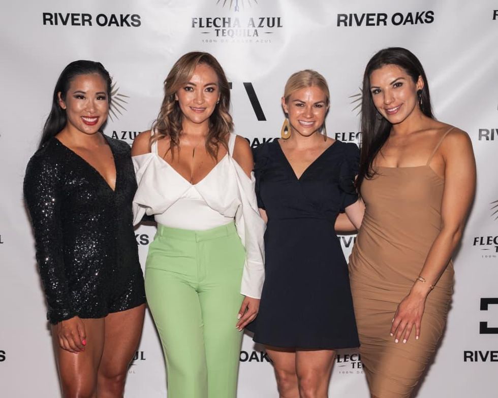 Sweat River Oaks opening Abby Liu, Mary Tolentino, Brittany Bradshaw & Vanessa Munoz