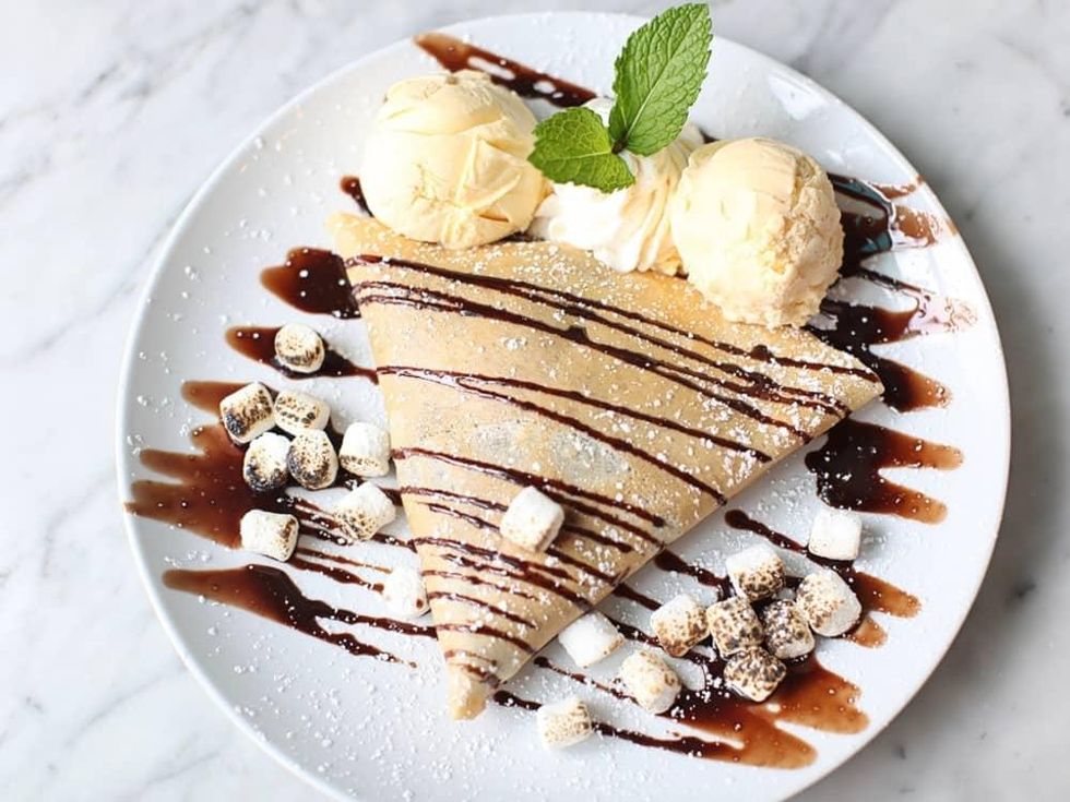 Sweet Paris Creperie S'mores crepe