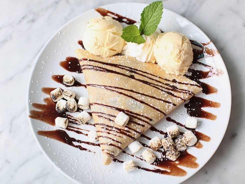 Sweet Paris Creperie smores crepe