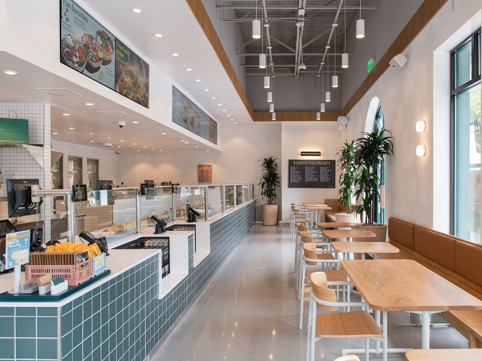 Sweetgreen Uptown Park interior