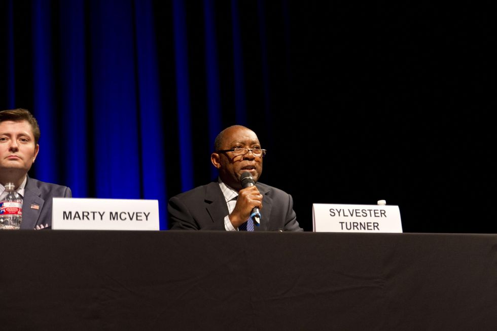 Sylvester Turner at Mayor Forum on the Arts