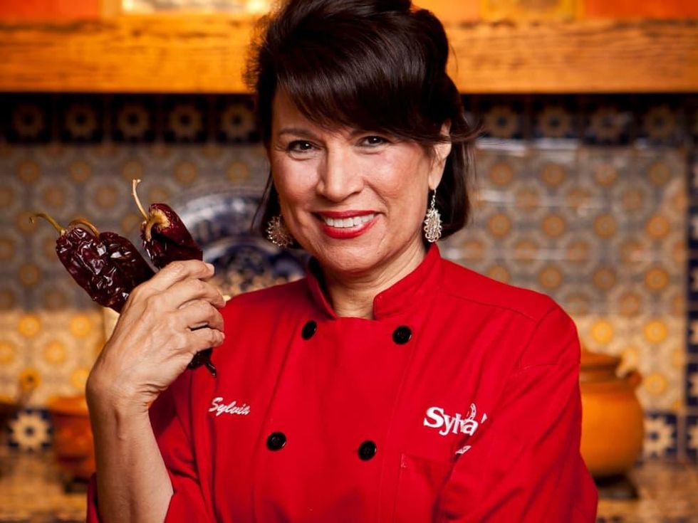 Sylvia Casares of Sylvia's Enchilada Kitchen head shot