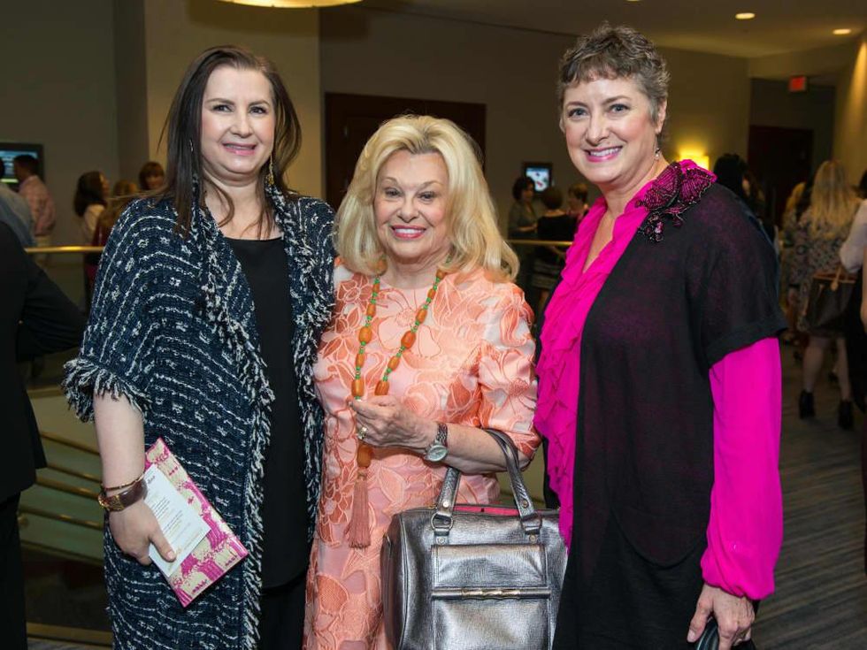 Sylvia Forsythe, Sidney Faust, Tamara Bonner at Memorial Hermann Razzle Dazzle luncheon