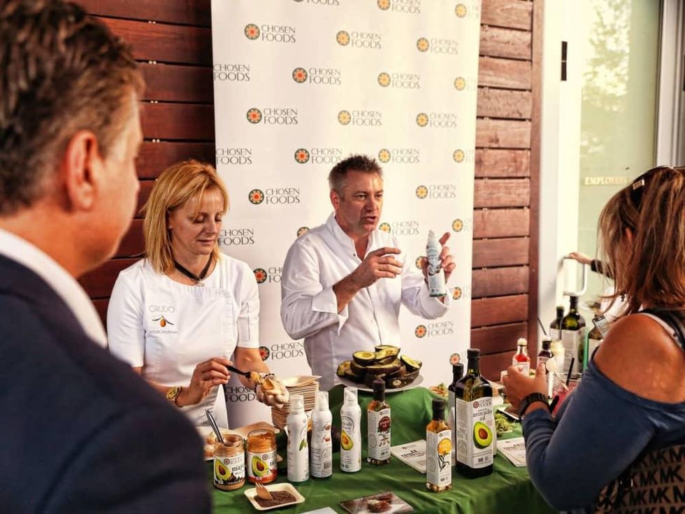 Sylvie Jourdan and Chef Pascal Lorange from Chosen Food at Avocado Bowl