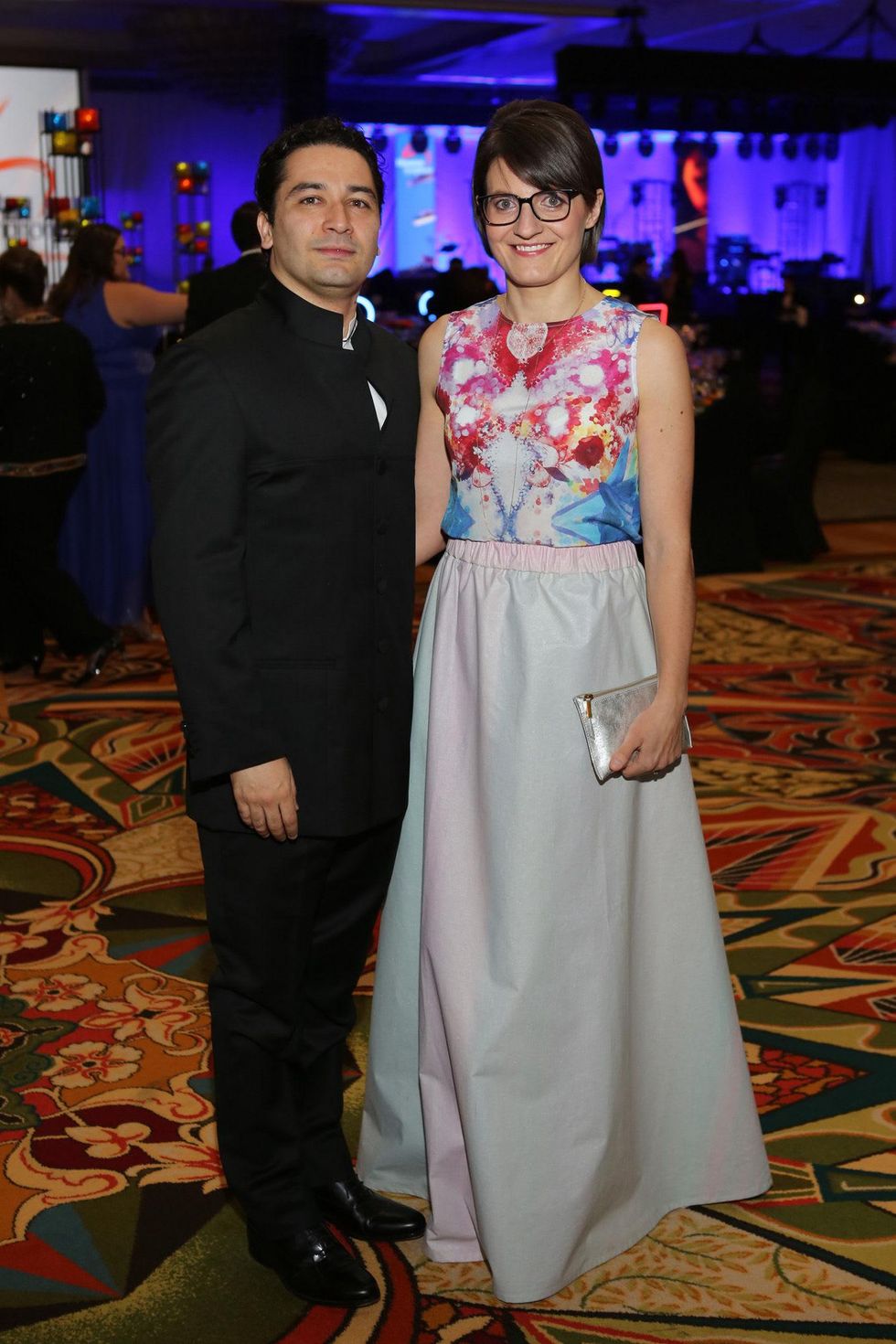 Symphony Ball, May 2015, Andre\u0301s Orozco-Estrada and Julia Orozco-Estrada