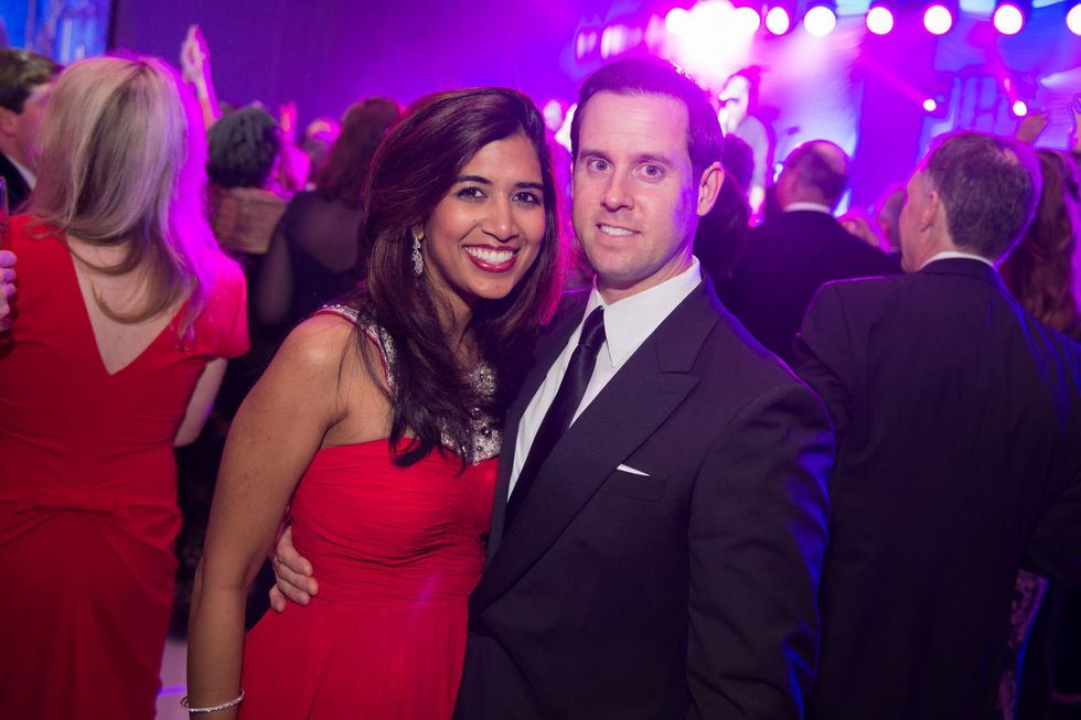 Symphony Ball, May 2015, Divya and Chris Brown;