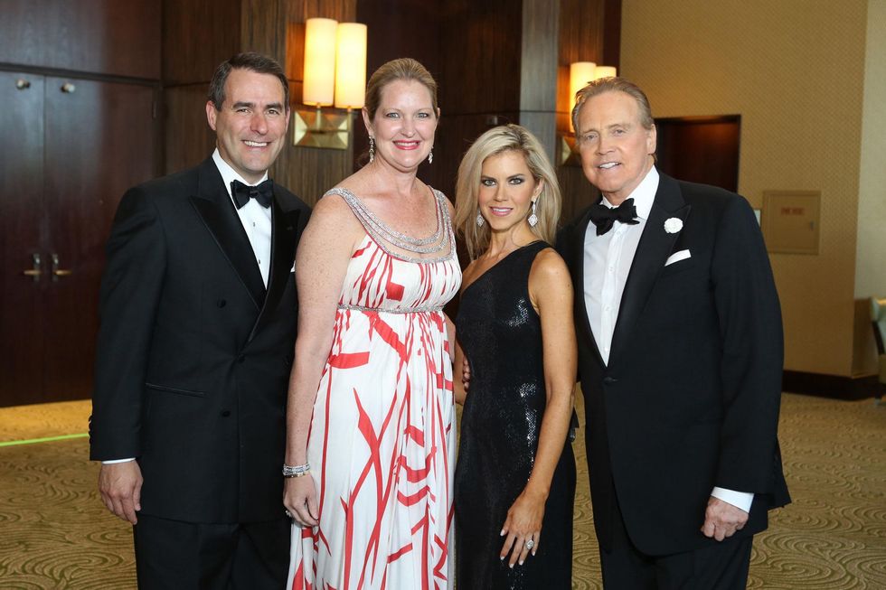 Symphony Ball, May 2015, Steve and Joella Mach; Faith and Lee Majors