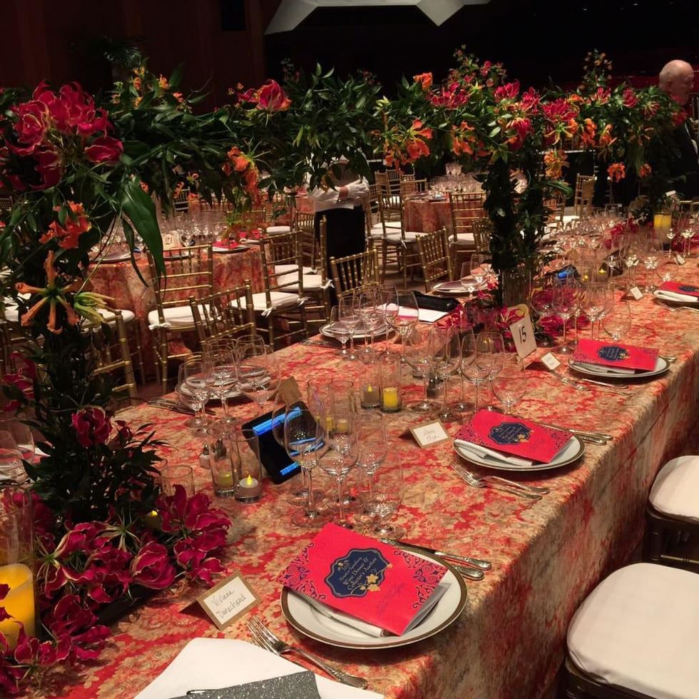 Symphony Wine Dinner, April 2016, decor