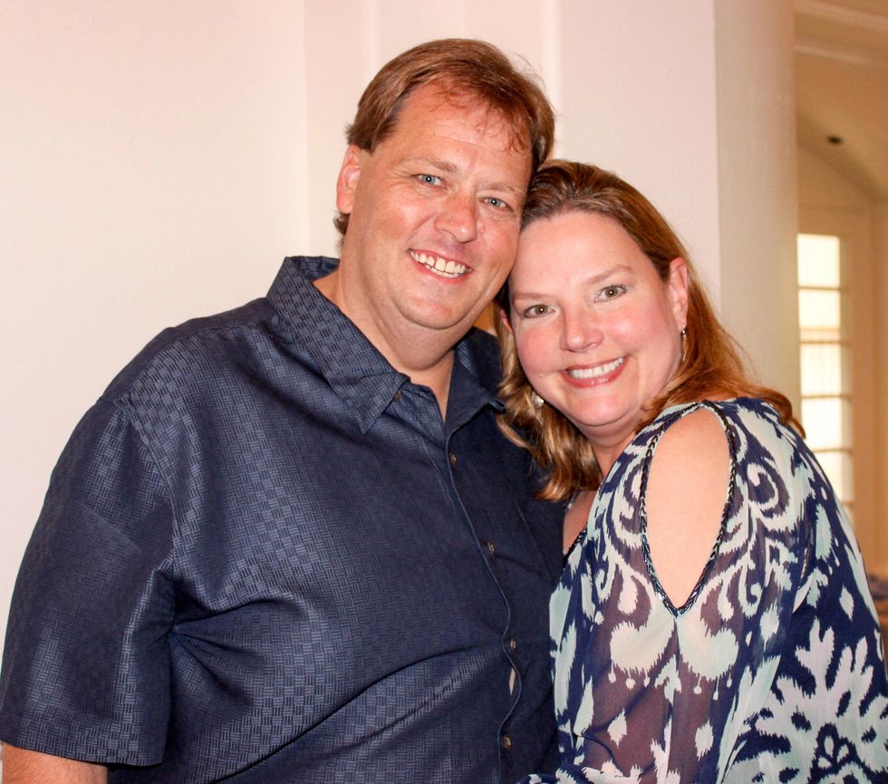 T.J. Aulds and Dr. Beth Lewis at the Bridal Brunch September 2014