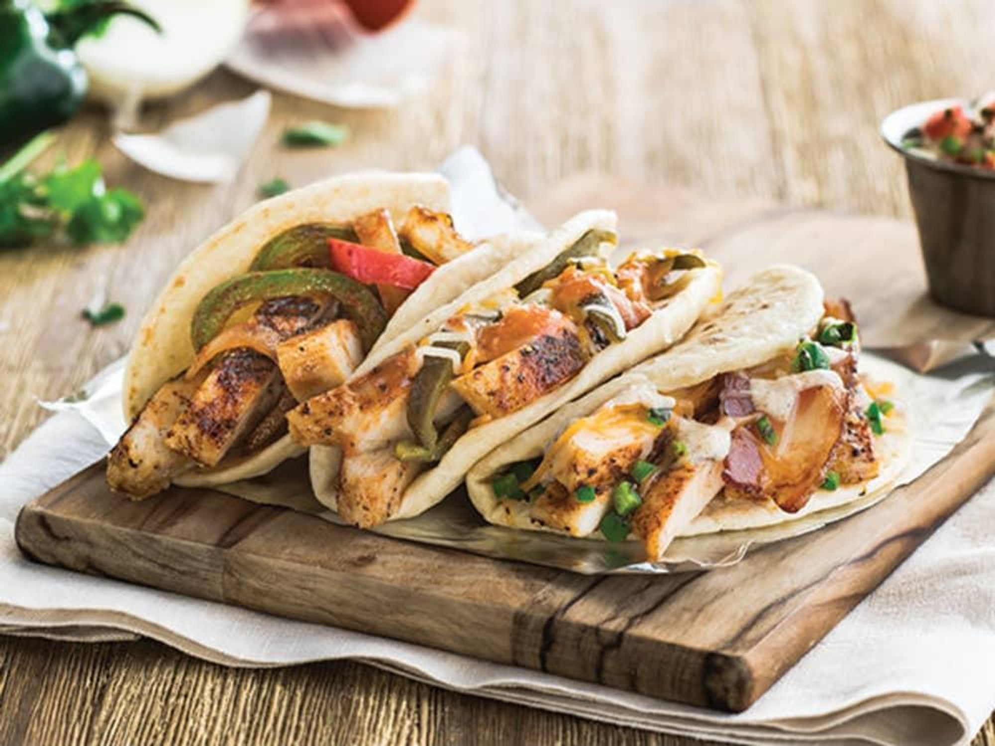 Taco Cabana chicken tacos