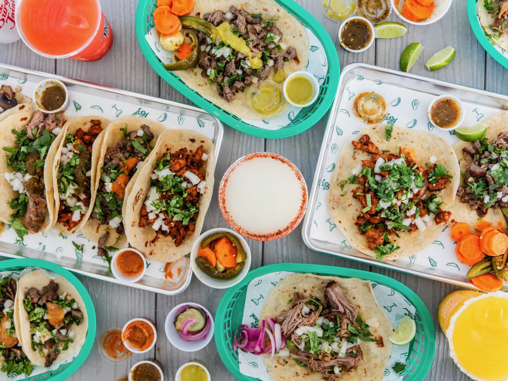 Taco Stand Memorial food spread