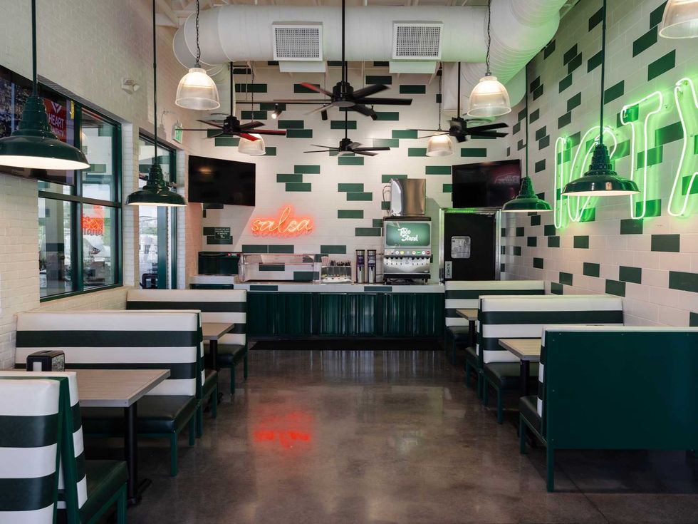 Taco Stand Memorial interior