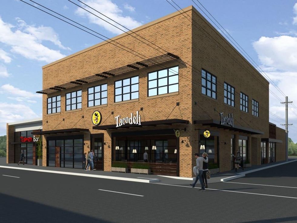 Tacodeli exterior rendering