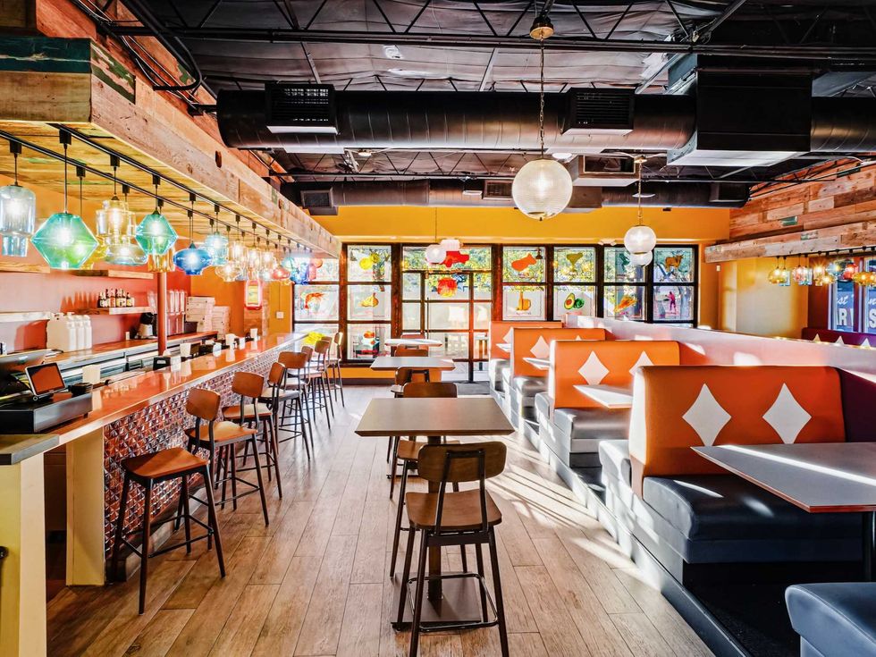 Tacos A Go Go Briargrove interior