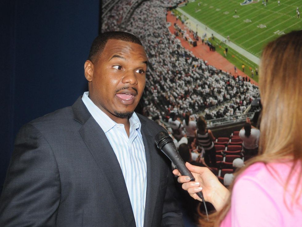 Tailgate Throwdown at Houston Texans Grille July 2013 Chester Pitts