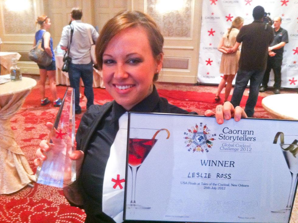 Tales of the Cocktail, Leslie Ross, Caorunn Gin Storytellers USA Competition