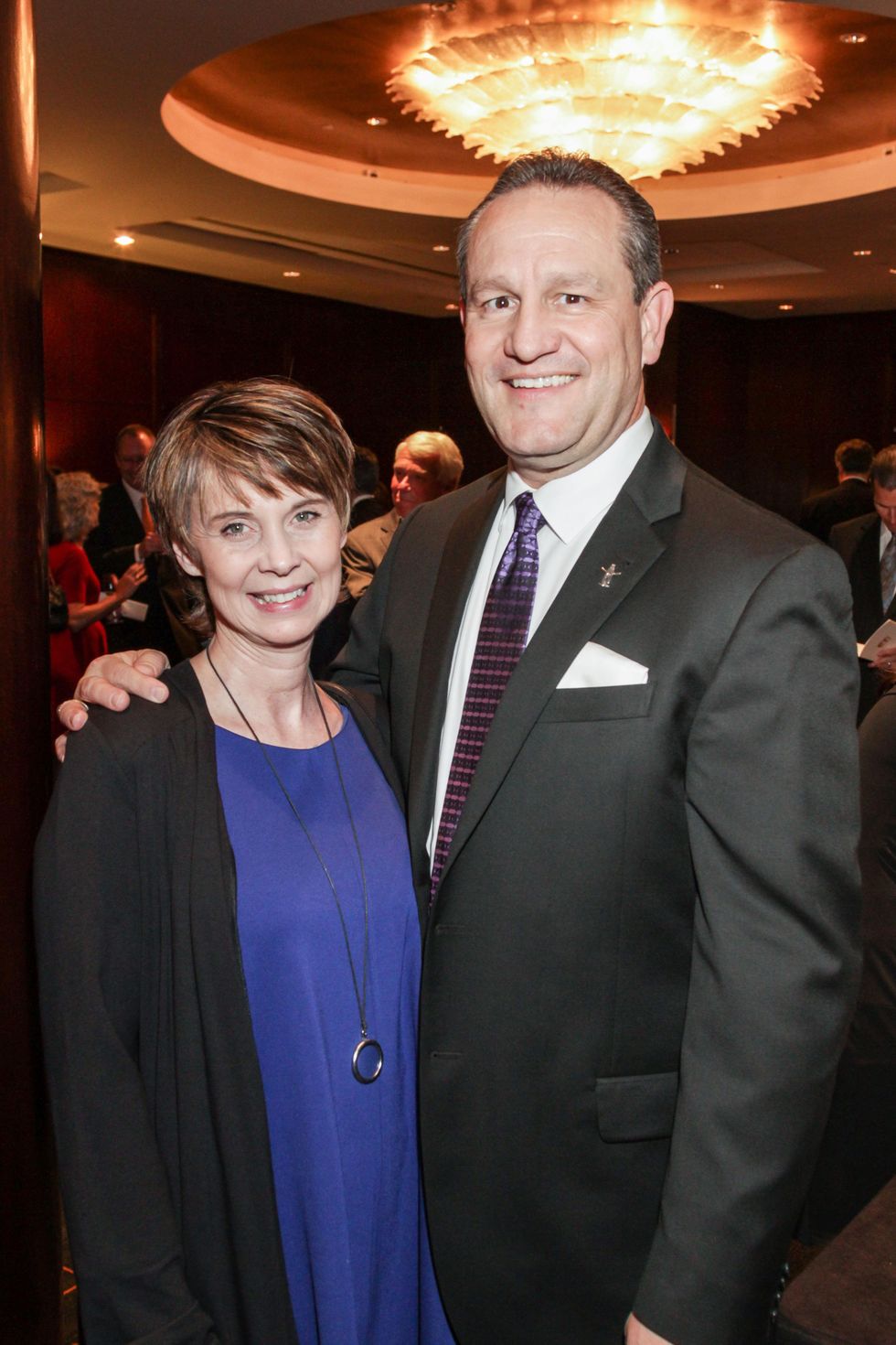 Tammy and Joel Cowley at the Bush Wine Dinner November 2014