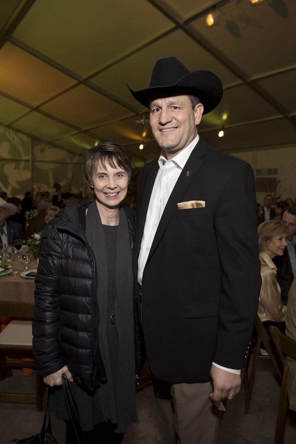 Tammy and Joel Cowley at the Memorial Park Conservancy benefit February 2015