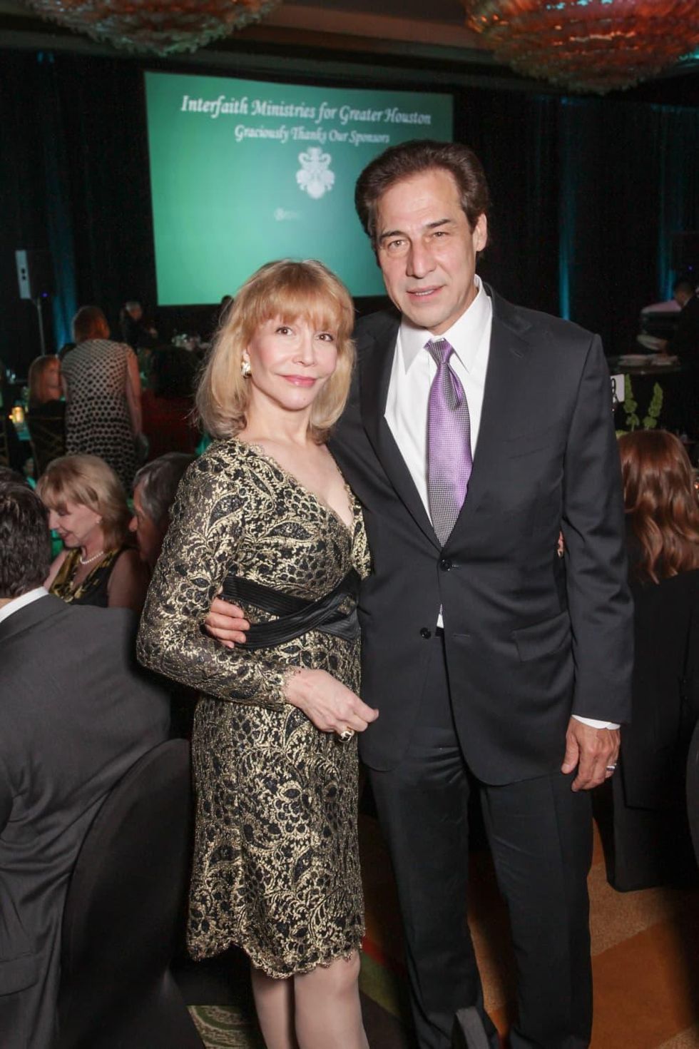 Tapestry gala, May 2016, Susan Boggio, Dan Boggio