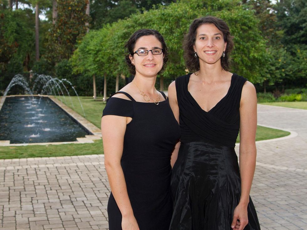 Tara Kelly, left, and Rhonda Sigman at the AVDA event October 2013