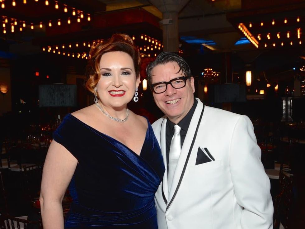 Tara Simon, Artistic Director Kenn McLaughlin at Stages Gala