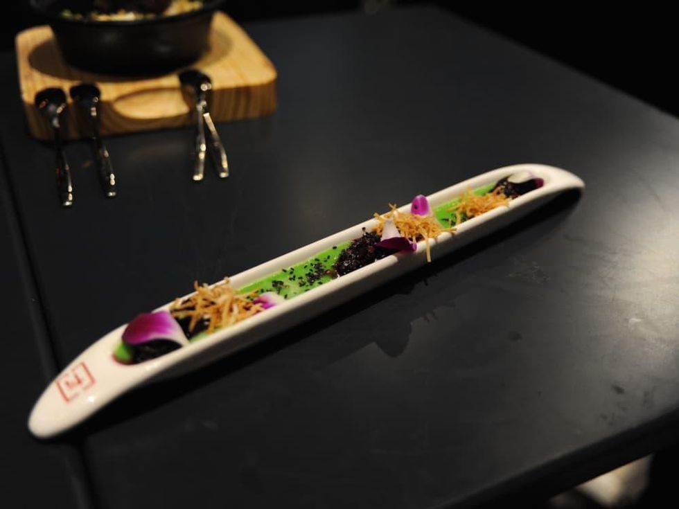 Tarakaan pandan panna cotta