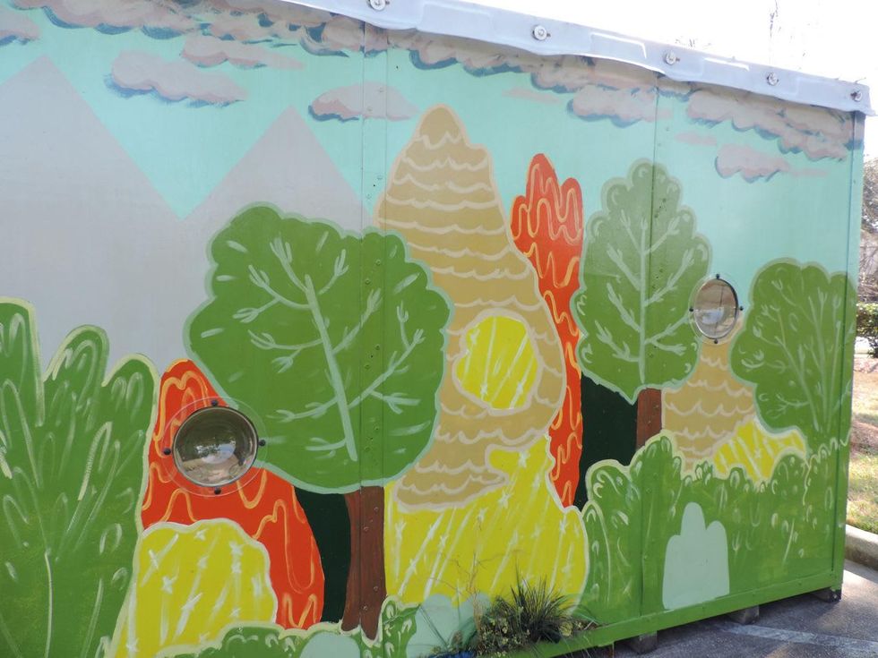 Tarra Gaines Houston Arts Alliance POD installations PODA 2.0 February 2015 Invasive Species exterior