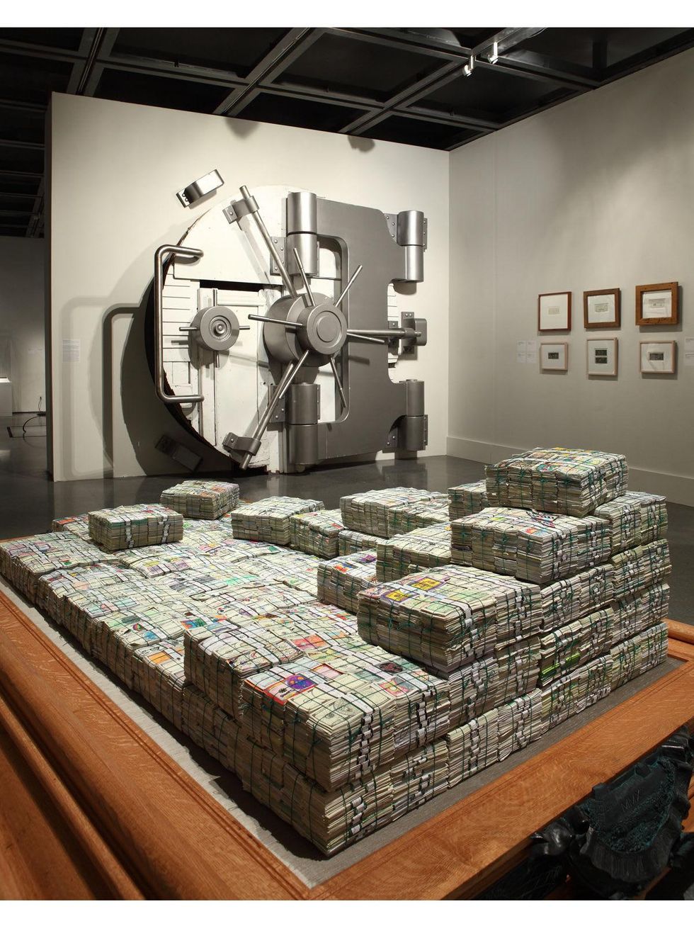 Tarra Gaines Mel Chin retrospective January 2015 Safehouse Door and Presentation Pallet