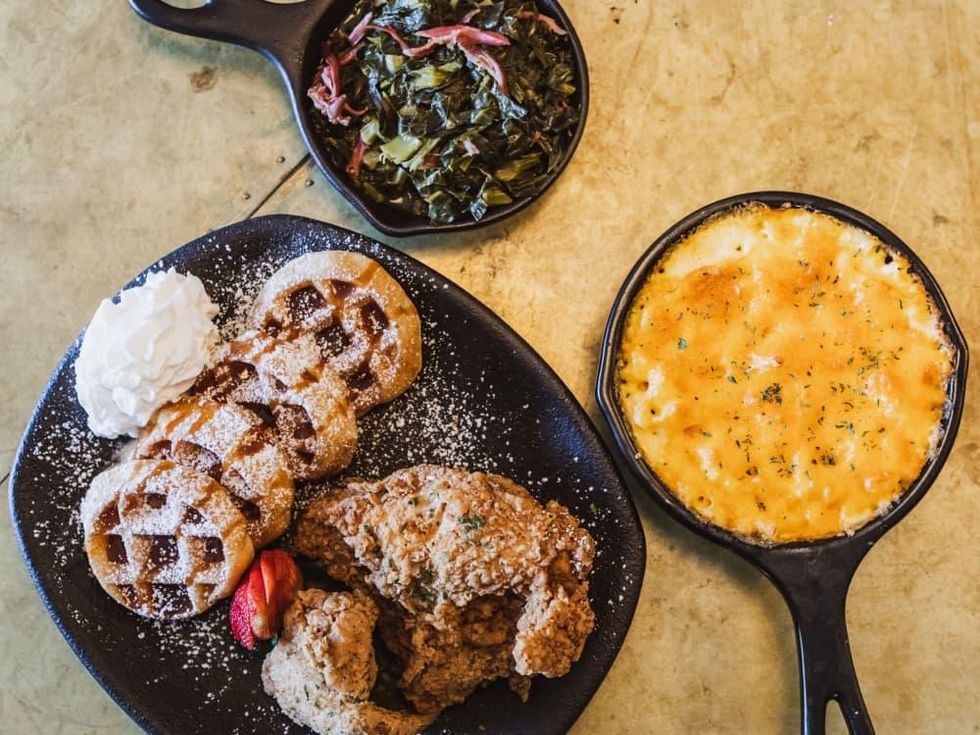 Taste Bar + Kitchen waffle and sides