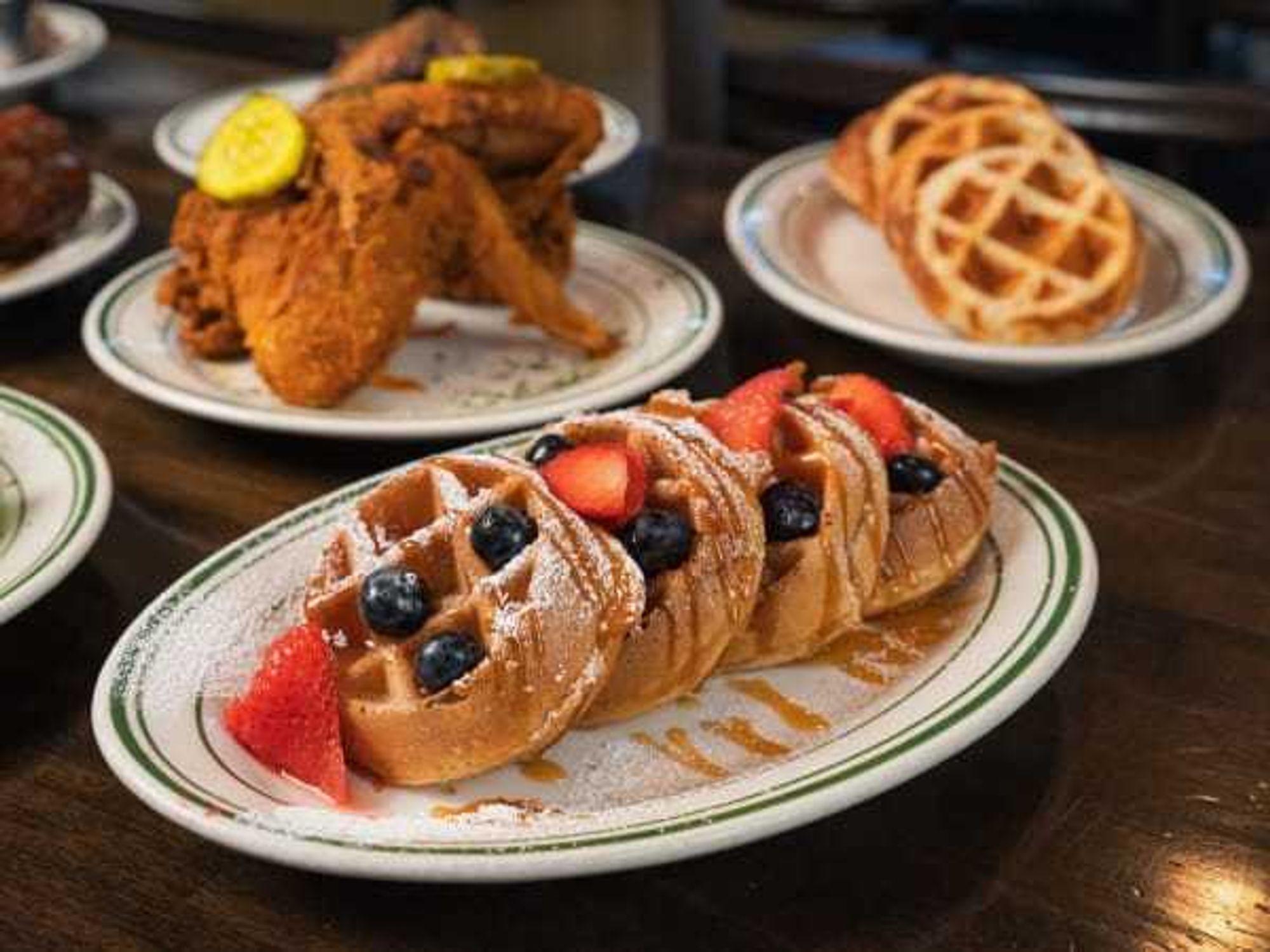 Taste Kitchen + Bar chicken and waffles