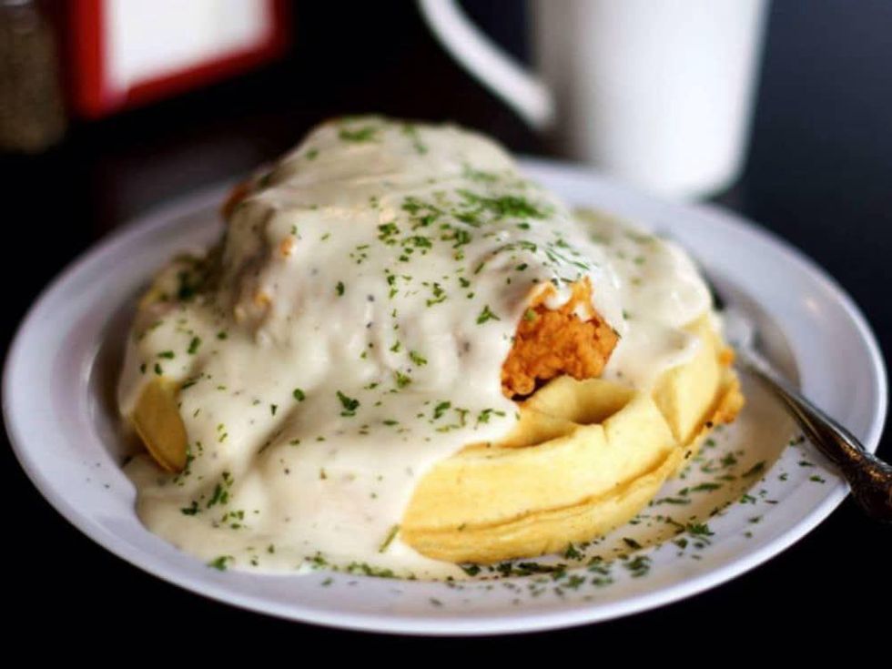 Taste N See chicken waffles