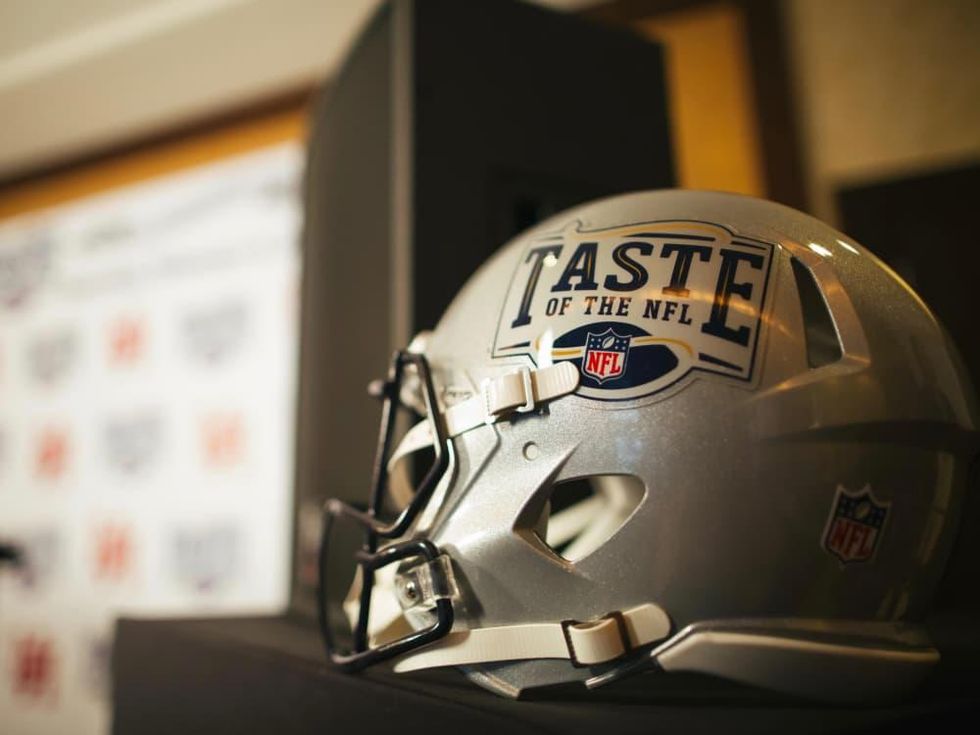 Taste of the NFL helmet