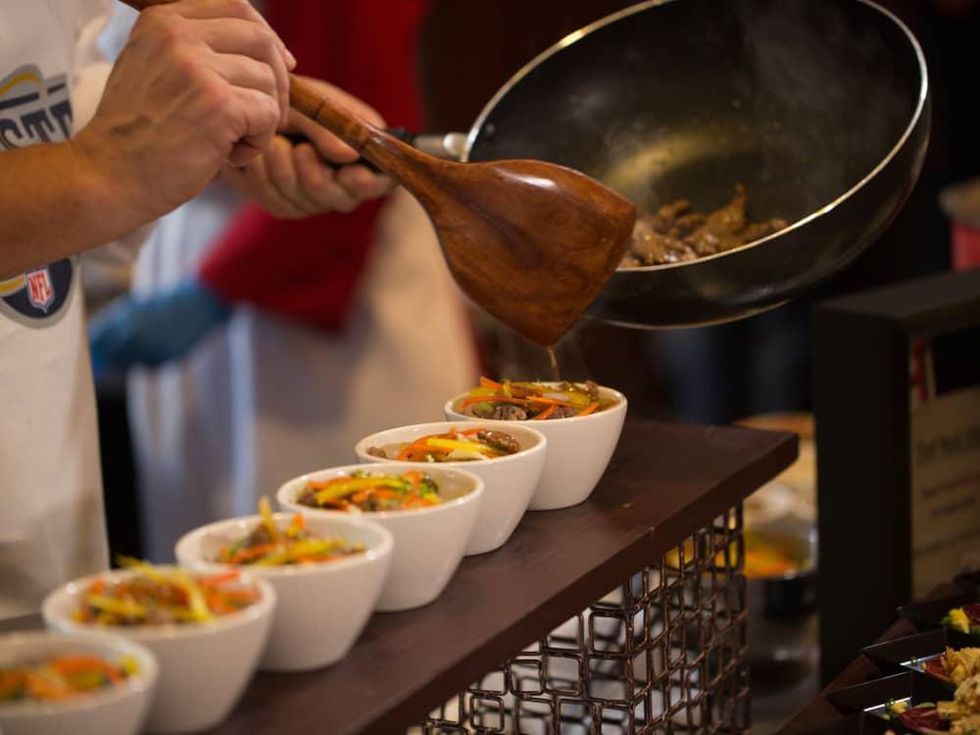 Taste of the NFL seared beef