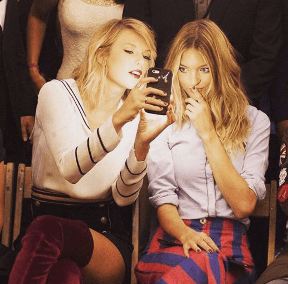 Taylor Swift at Tommy Hilfiger runway show