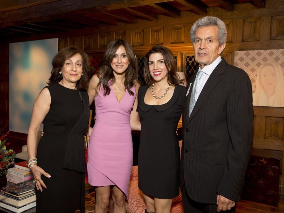 TCH Ambassadors holiday party Guity Kashani, Heidi Kashani, Neekie Kashani, Manuchehr Kashani