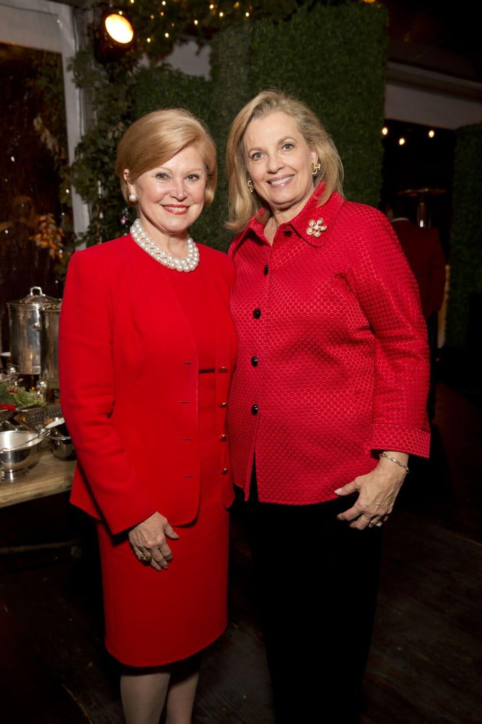 TCH Ambassadors holiday party Jan Duncan, Nancy Gordon