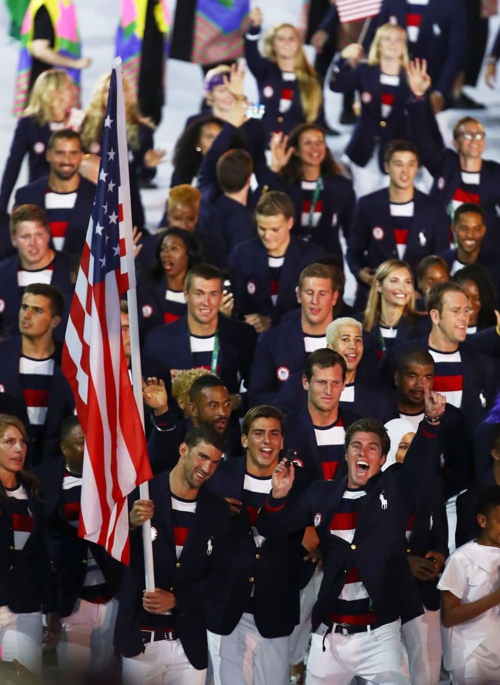 Team USA in Ralph Lauren at Rio Olympics Opening Ceremony